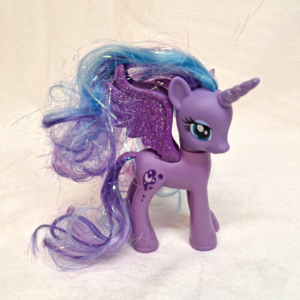 My Little Pony G4 Princess Luna Brushable Tinsel Hasbro MLP Rare READ